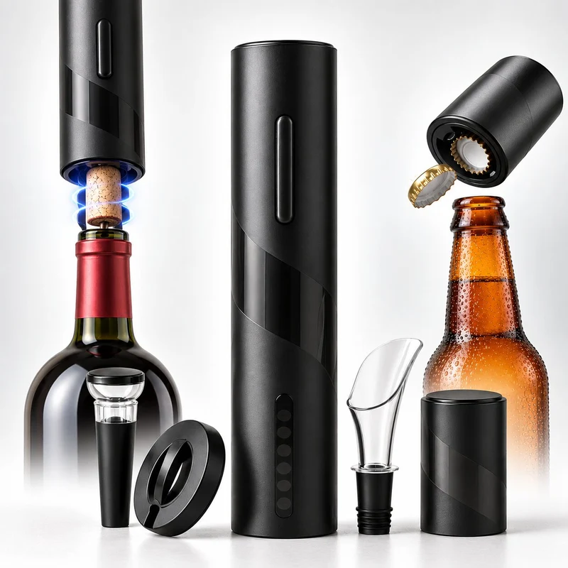 Flaschenöffner Geschenkset für Wein & Bier | OpenEase