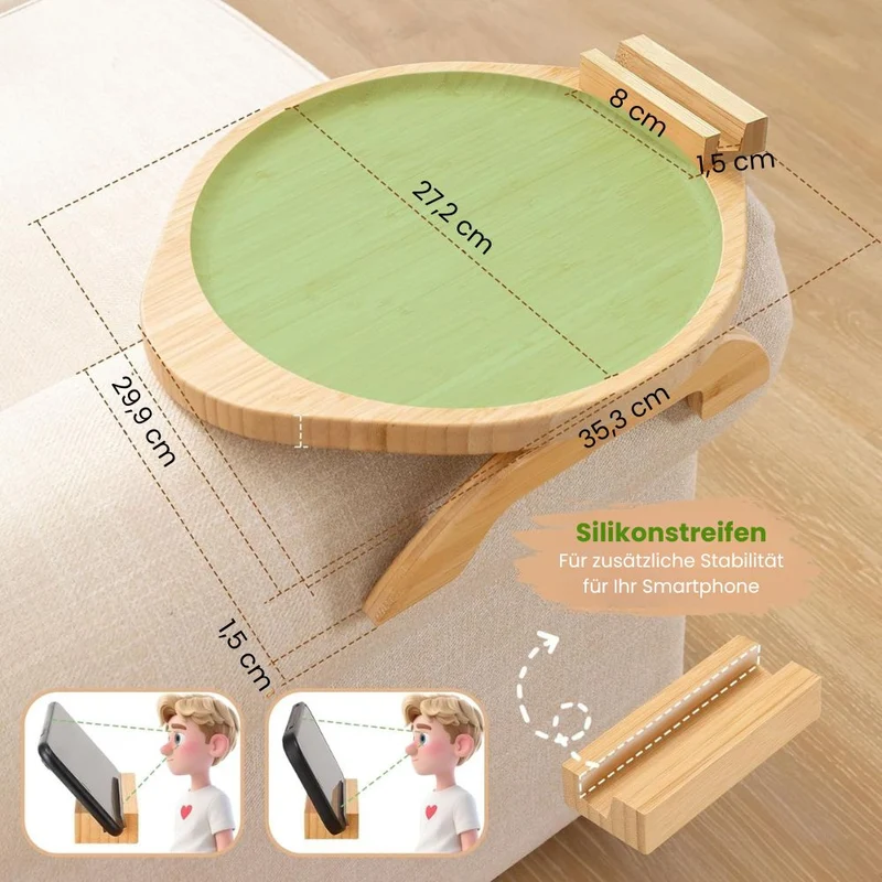 Sofa Beistelltisch aus Holz | SofaNest