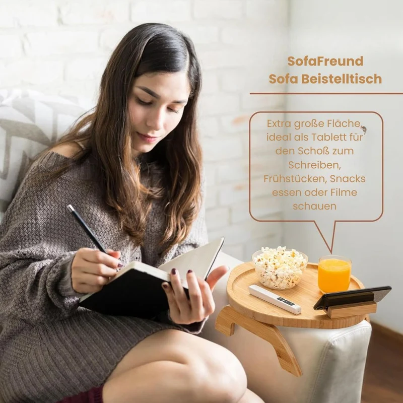 Sofa Beistelltisch aus Holz | SofaNest