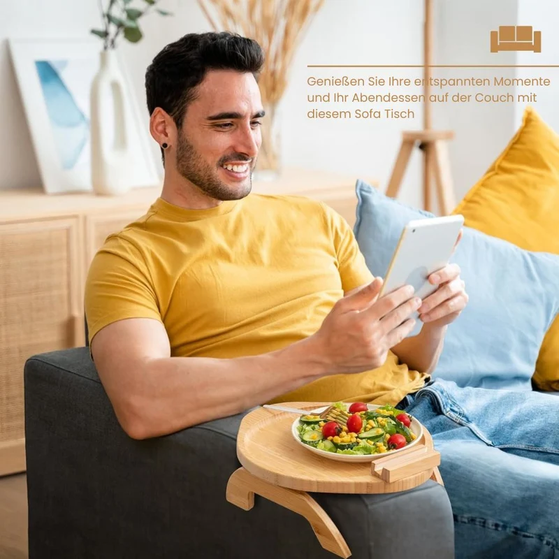 Sofa Beistelltisch aus Holz | SofaNest