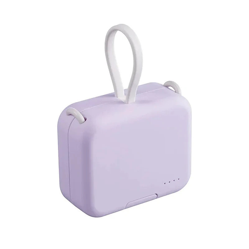 Powerbank – compacte 4000mAh oplader met Type-C & Lightning kabel
