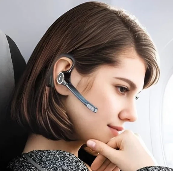 Bluetooth headset – draadloze oortelefoon met microfoon & ruisreductie