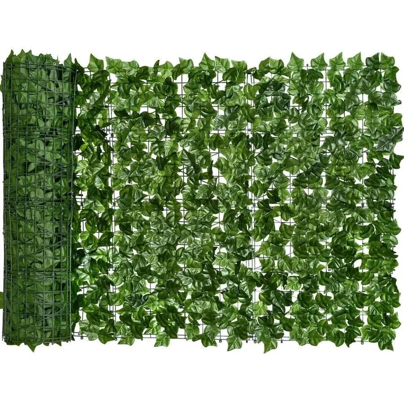 Privacy Scherm met Kunstklimop – Uitschuifbaar, Weerbestendig & Natuurlijk Design