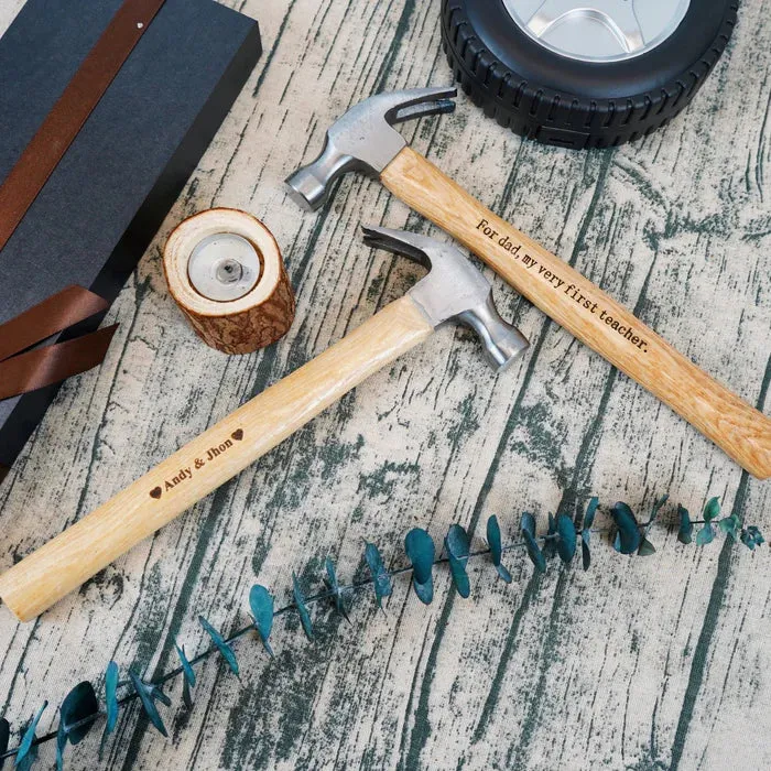 Gegraveerde Hamer & Meetlint Set – Persoonlijk Cadeau met Praktisch Design