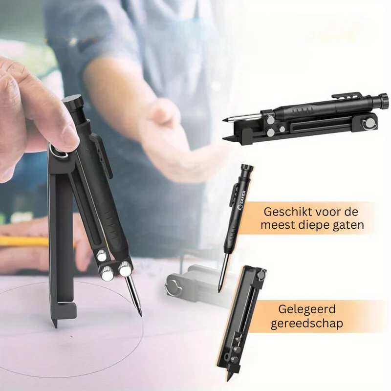 Markeerhulp – Modulaire Meettool van Aluminium voor Nauwkeurig Aftekenen