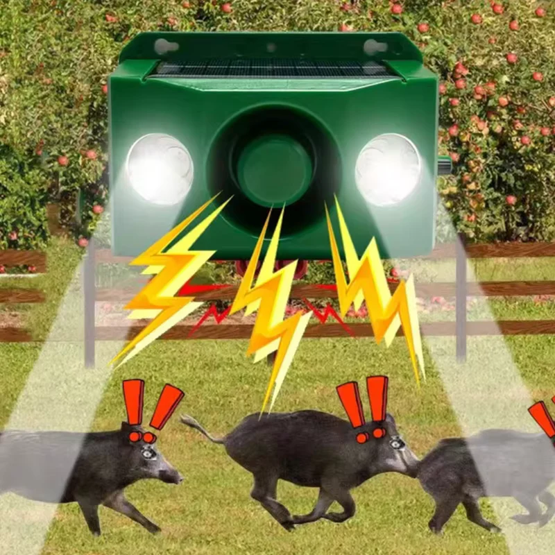 Dierenafschrik Apparaat – Bewegingssensor, Zonne-energie & Weerbestendig