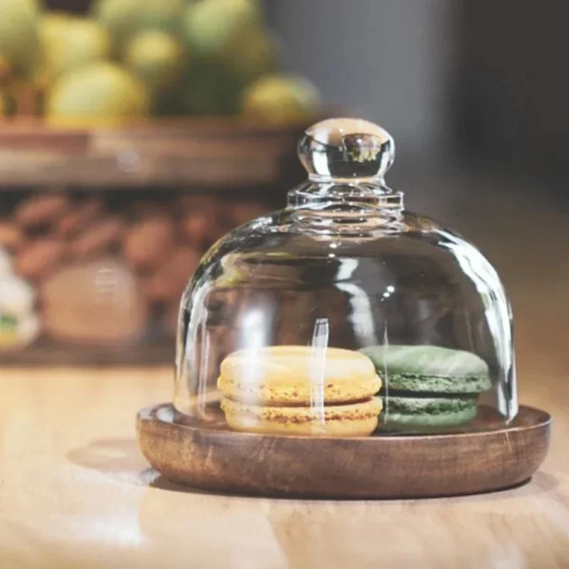 Glazen Voorraadschaal – Acaciahouten Deksel & Elegant Design