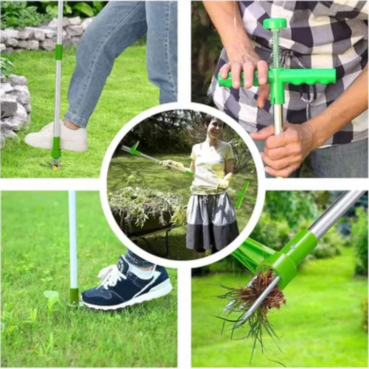 Onkruidtrekker – Diepe Wortelgrip, Stevig Staal & Ergonomisch Ontwerp