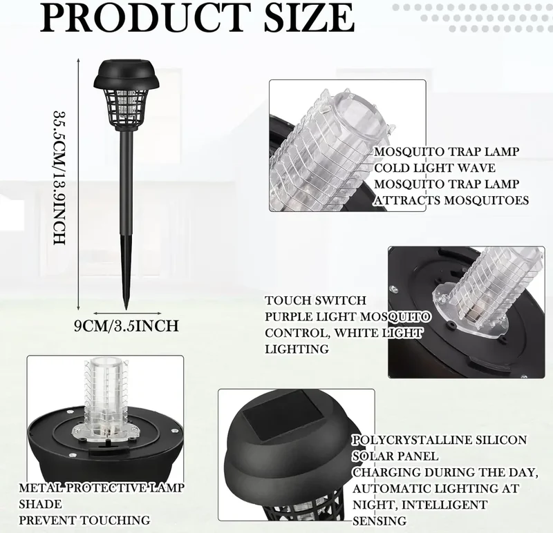 Solar Buitenlamp – Waterdicht, Automatische Verlichting & Zonne-Energie