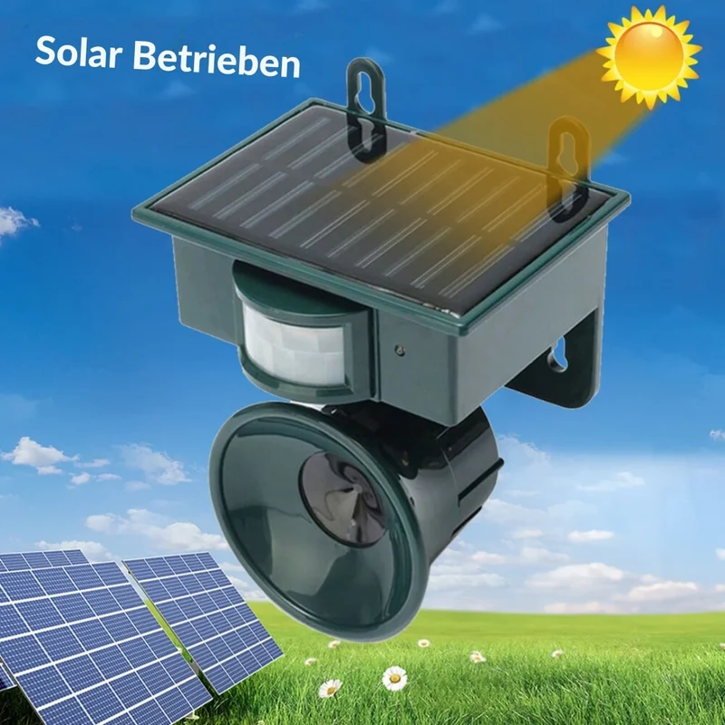 Vogelverjager – solar vogelafschrikker met bewegingssensor voor balkon en tuin