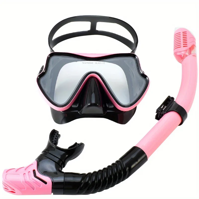 Professionele Snorkelset – Panoramisch Zicht, Gehard Glas & Comfortabele Pasvorm