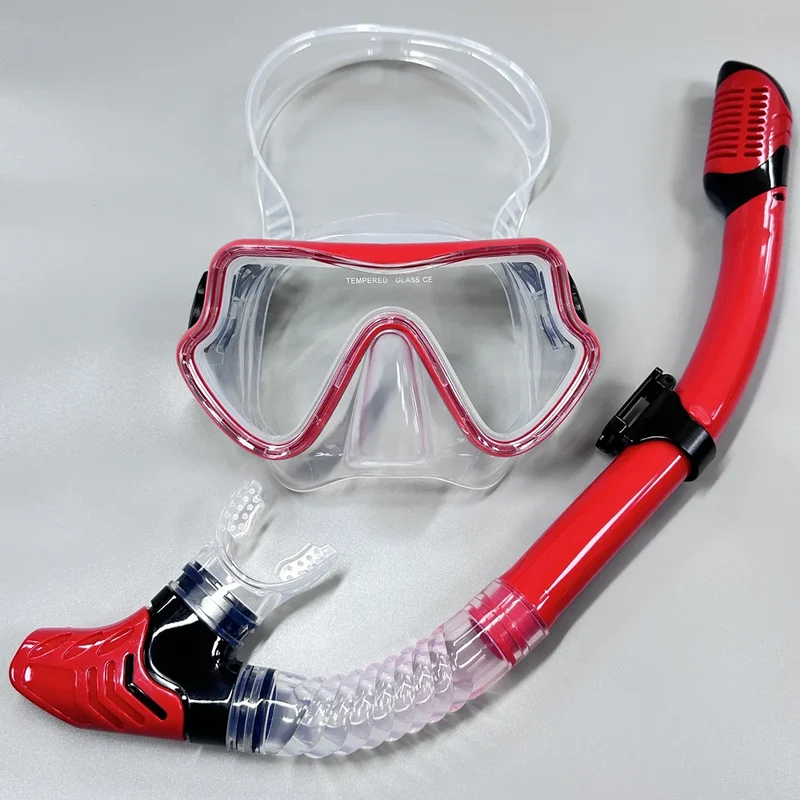Professionele Snorkelset – Panoramisch Zicht, Gehard Glas & Comfortabele Pasvorm
