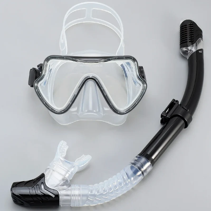 Professionele Snorkelset – Panoramisch Zicht, Gehard Glas & Comfortabele Pasvorm