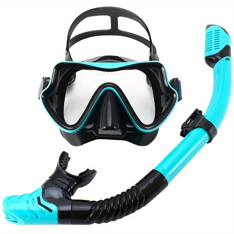 Professionele Snorkelset – Panoramisch Zicht, Gehard Glas & Comfortabele Pasvorm