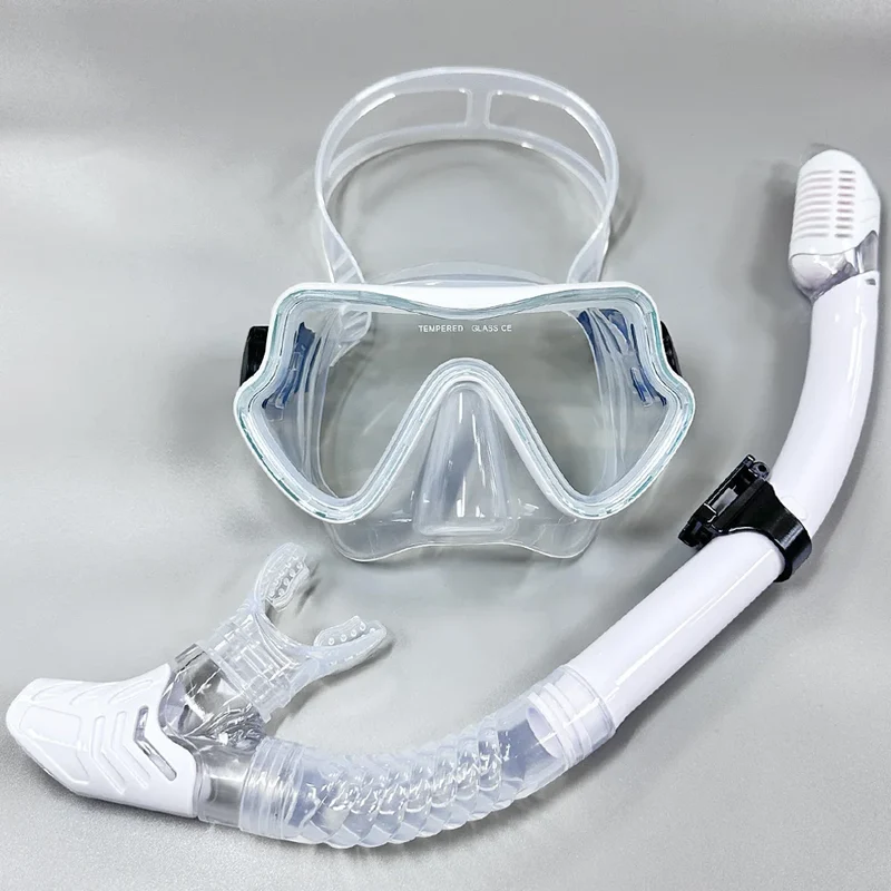 Professionele Snorkelset – Panoramisch Zicht, Gehard Glas & Comfortabele Pasvorm