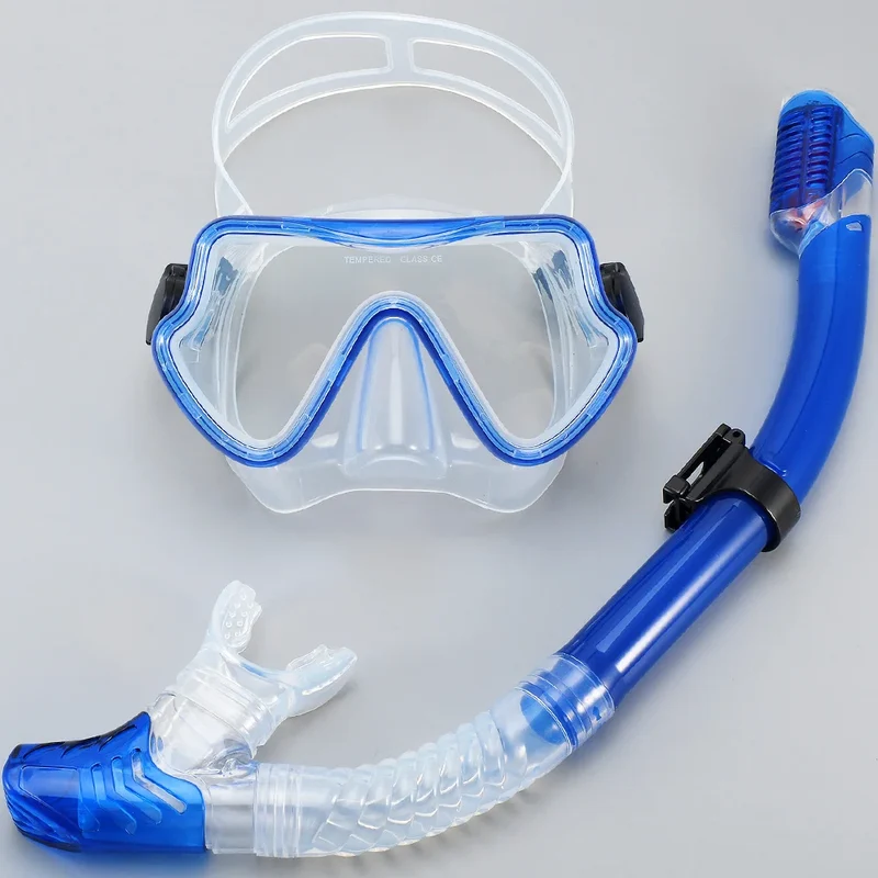 Professionele Snorkelset – Panoramisch Zicht, Gehard Glas & Comfortabele Pasvorm