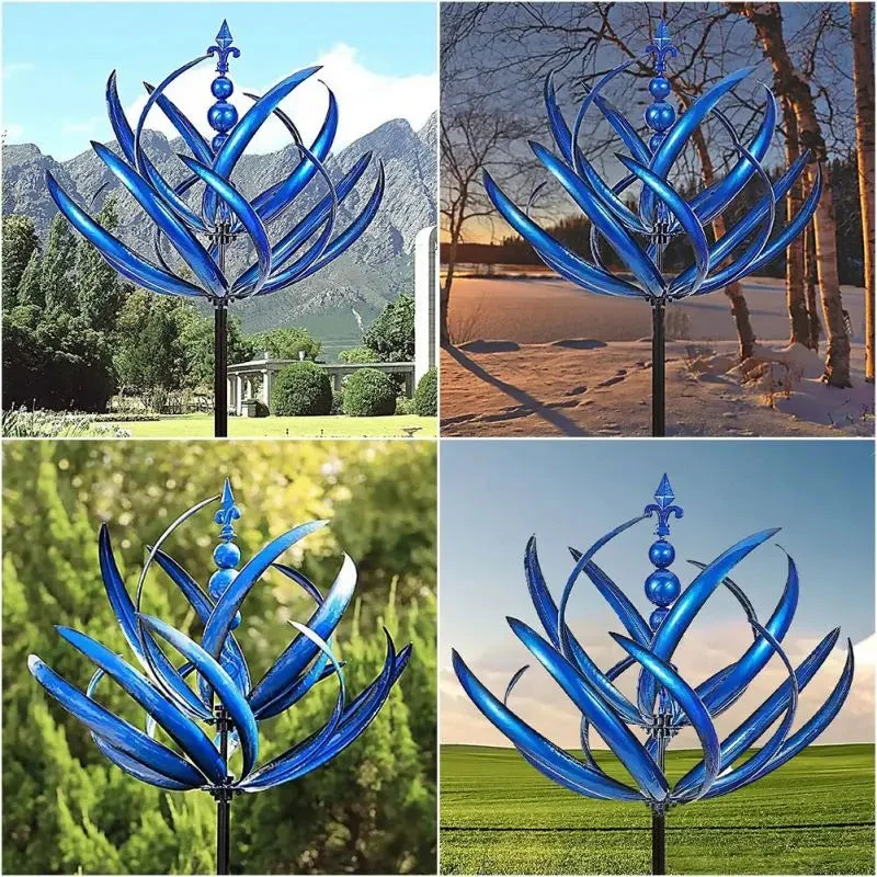 Tuin Windmolen – metalen windspinner voor tuin, terras en balkon