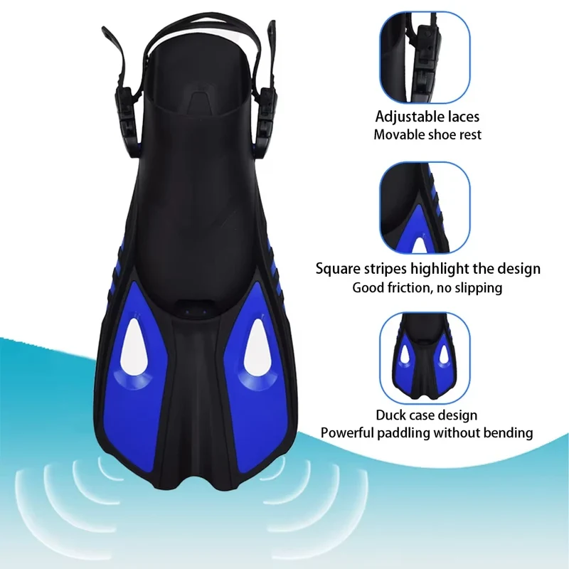 Snorkelset voor Volwassenen – Panoramisch Masker, Droge Snorkel & Verstelbare Vinnen