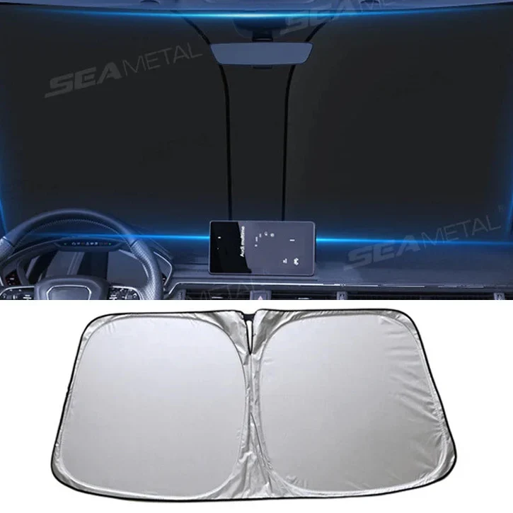 Auto zonnescherm voorruit – Opvouwbare UV-bescherming 140 × 80 cm