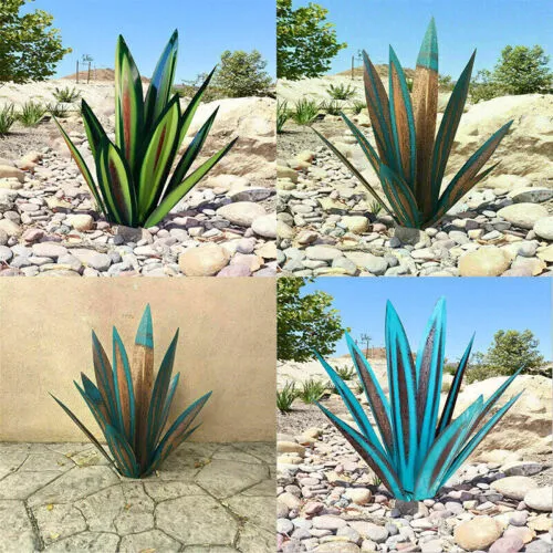 Metalen Agave Tuinbeeld – Weerbestendig Roestvrij Design voor Tuin & Terras