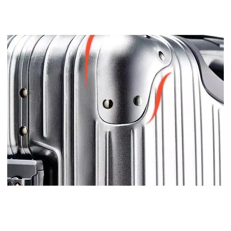 Aluminium Reiskoffer – TSA-Slot, 360° Wielen & Duurzame Hardcase