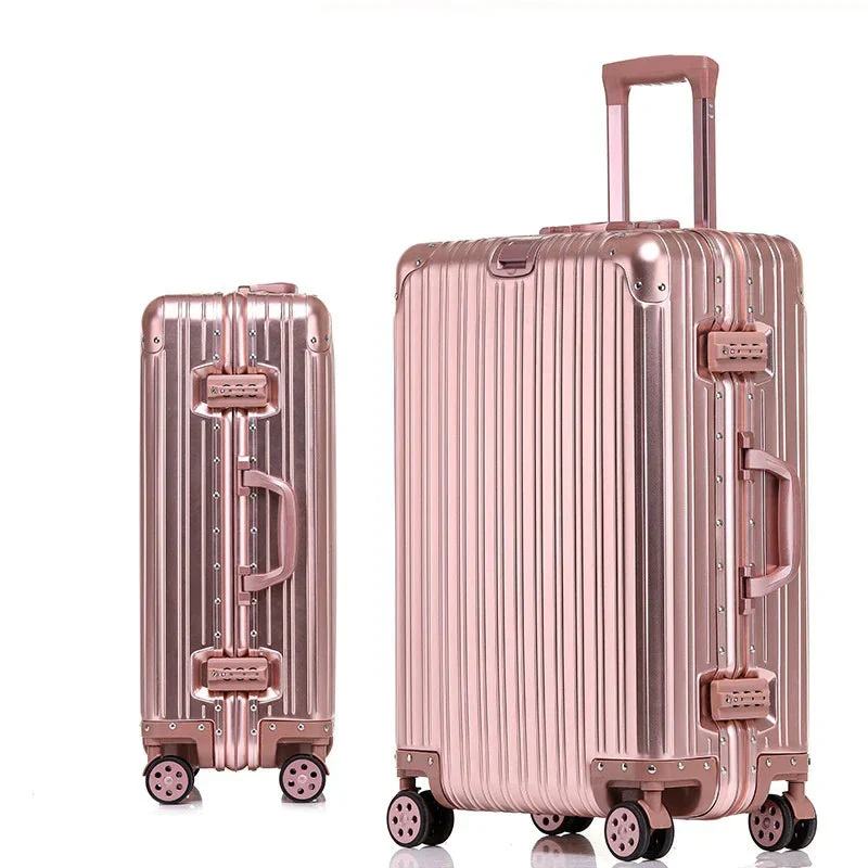 Aluminium Reiskoffer – TSA-Slot, 360° Wielen & Duurzame Hardcase