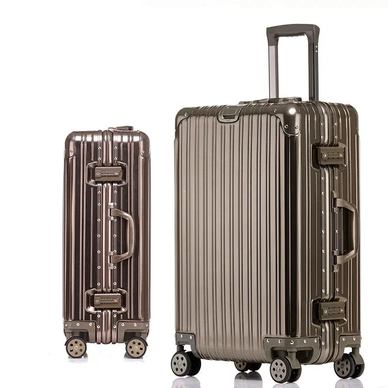 Aluminium Reiskoffer – TSA-Slot, 360° Wielen & Duurzame Hardcase