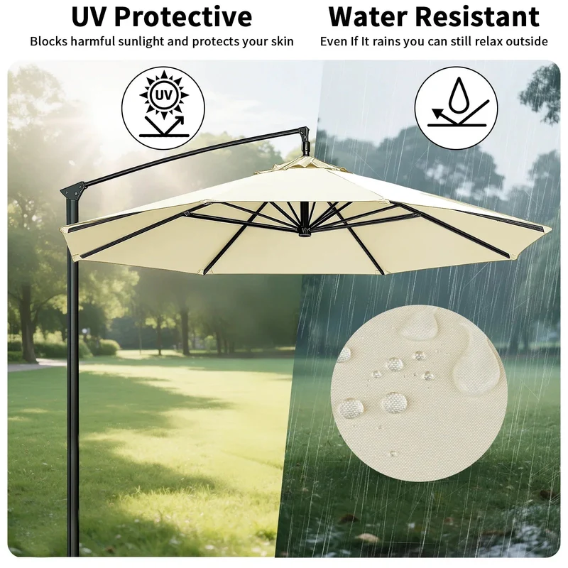 Vervangingshoes voor Parasol – Waterafstotend met Ventilatie voor 6/8 Spaken