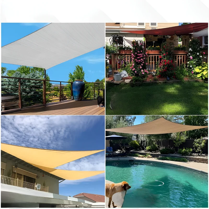 Schaduwdoek Waterdicht Rechthoek – UV-bescherming voor Tuin & Terras