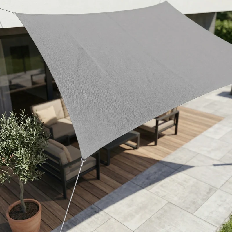 Schaduwdoek Waterdicht Rechthoek – UV-bescherming voor Tuin & Terras