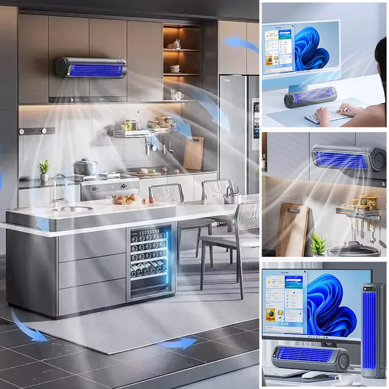 Mobiele Airco – oplaadbare aircooler voor bureau, wand en slaapkamer