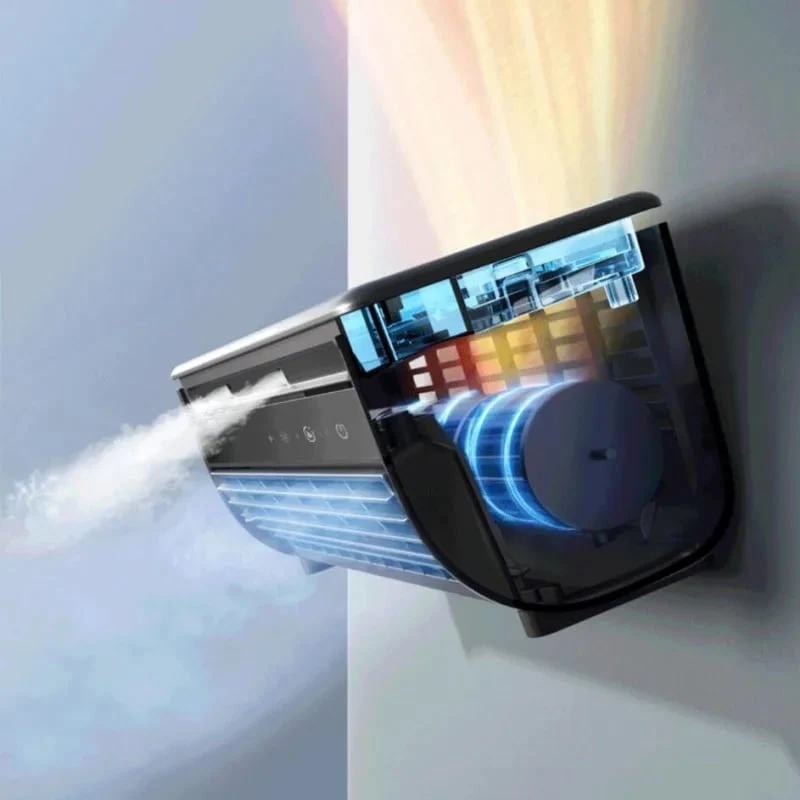 Mobiele Airco – oplaadbare aircooler voor bureau, wand en slaapkamer
