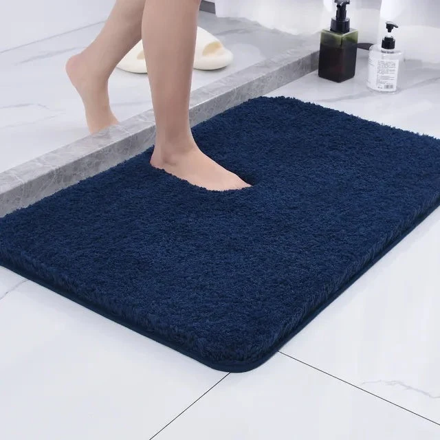 Rutschfeste Badematte | Flauschige Duschmatte | Waschbare Badvorleger | Weichlin