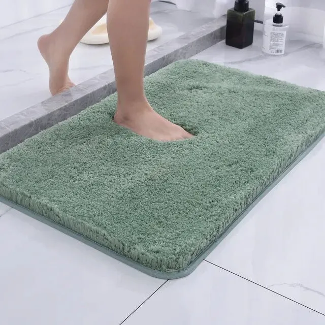 Rutschfeste Badematte | Flauschige Duschmatte | Waschbare Badvorleger | Weichlin