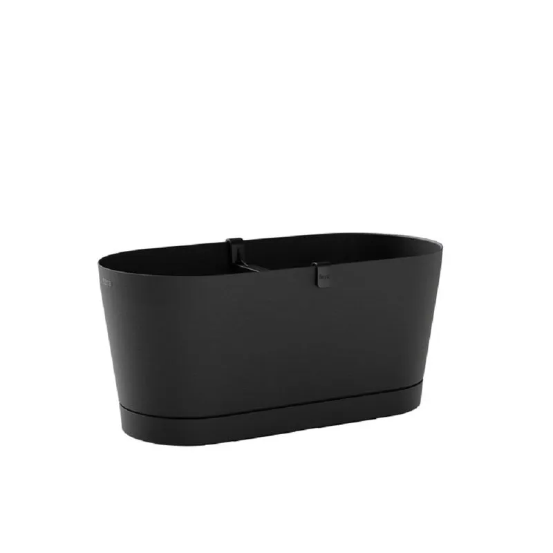 Balconiera Vega Ovale Antracite 40 Cm