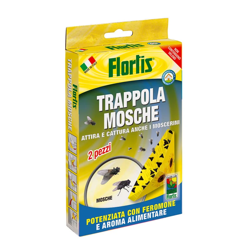 Trappola Mosche Triangolare 2 Pz