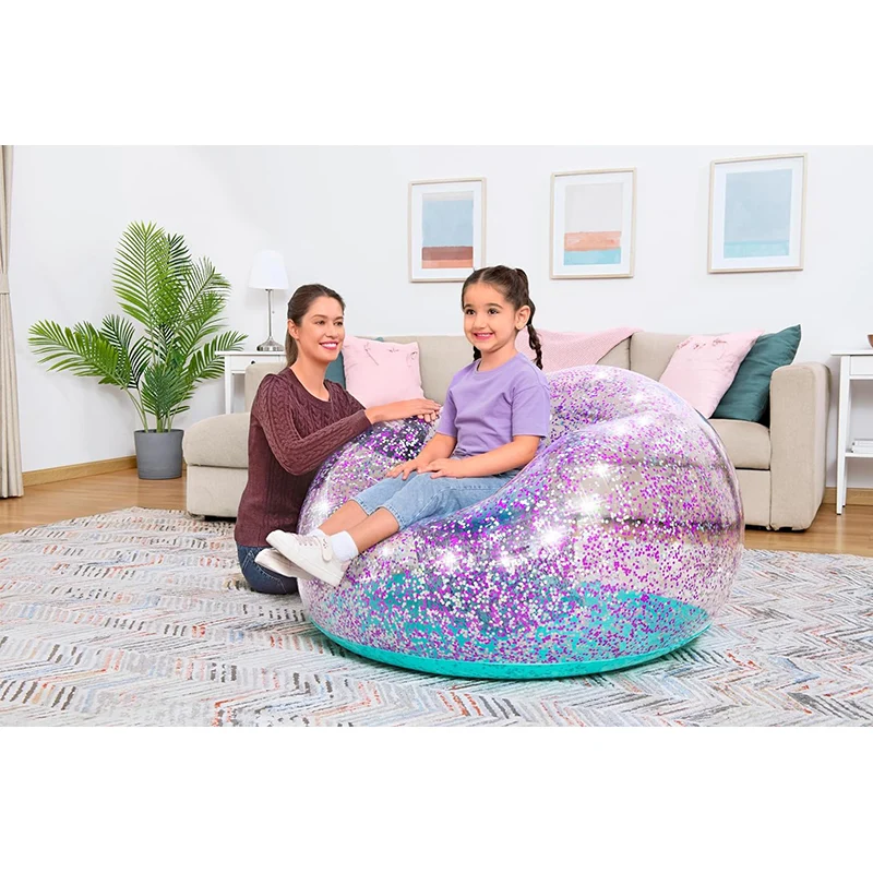 Sedia Gonfiabile Glitter Dream Bestway 114x112x66