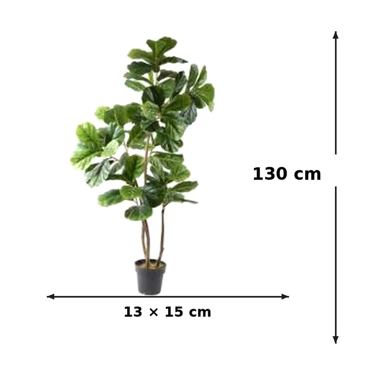 Pianta Artificiale Ficus Lyrata 130 Cm