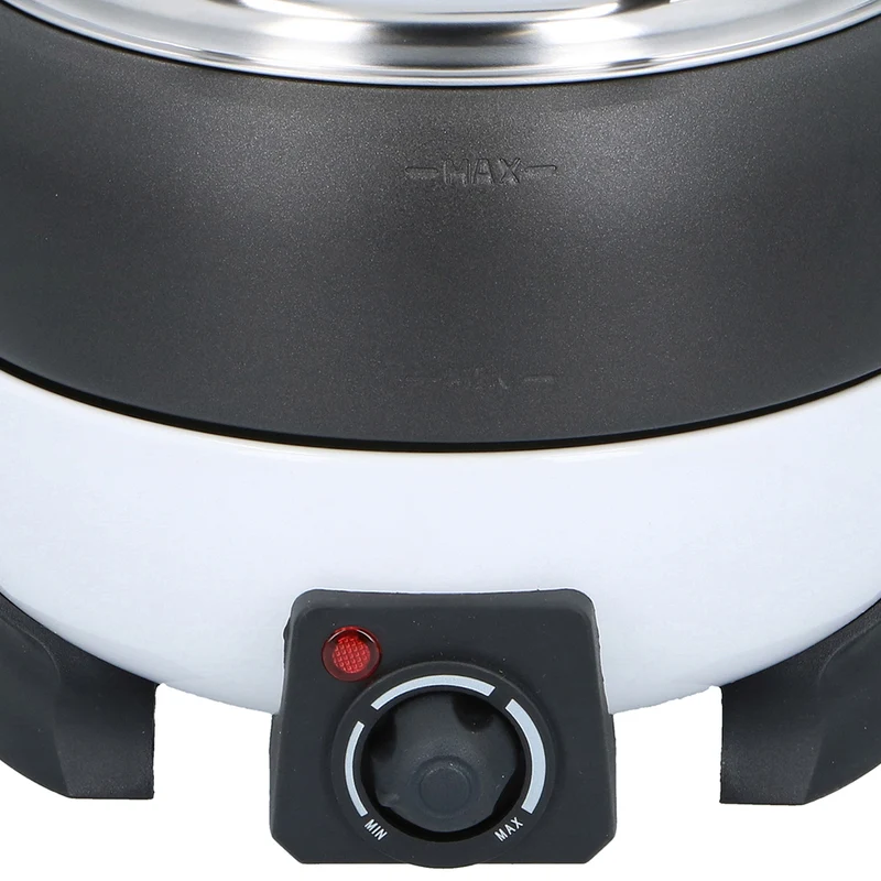 Set per Fonduta per 6 Persone 800 Watt in Acciaio Inossidabile Sei Forchette