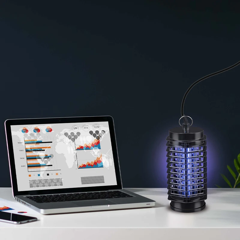 Zanzariera Elettrica 1W Potenza Lampada Prendimosche Insetti Uso Esterno Interno