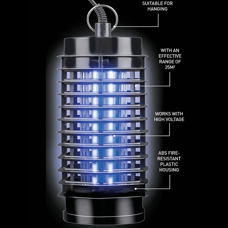 Zanzariera Elettrica 1W Potenza Lampada Prendimosche Insetti Uso Esterno Interno