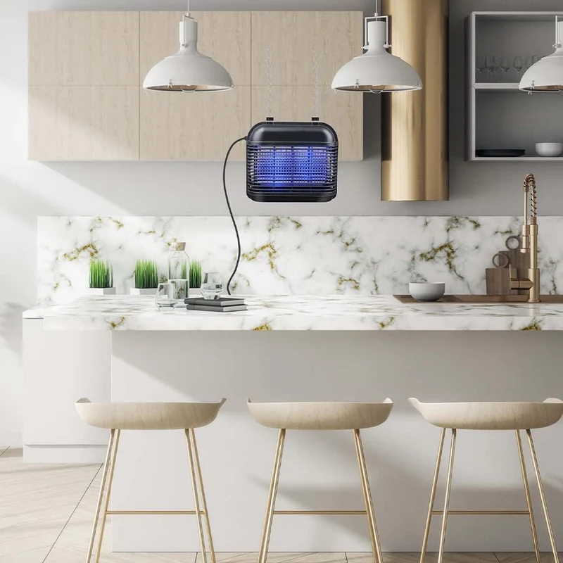 Zanzariera Elettrica 6W Potenza Lampada Prendimosche Insetti Uso Esterno Interno