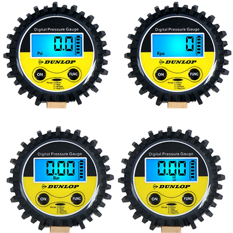 Manometro Digitale per Auto Bici Moto con Attacco Universale Tubo Aria da 30cm