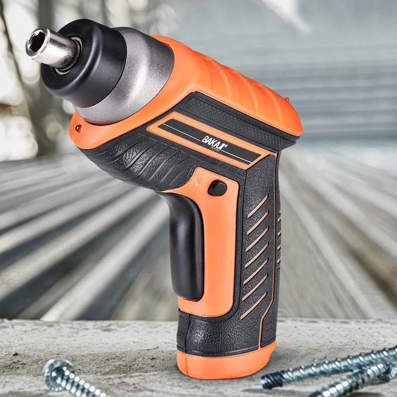 Avvitatore Mini Cacciavite Elettrico Cordless Trapano a Batteria 32 Punte e LED
