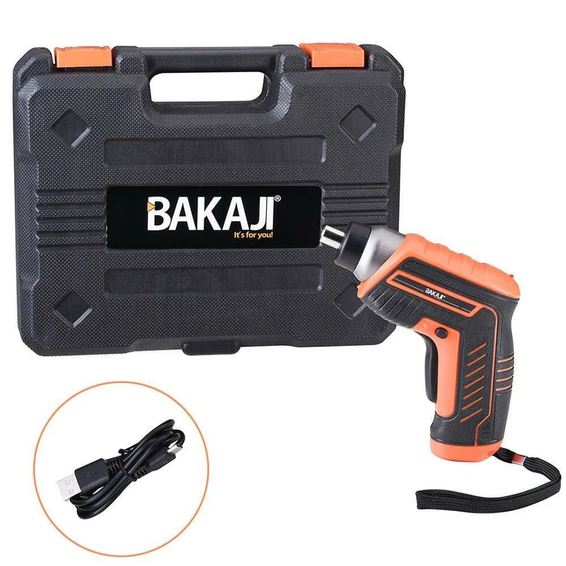 Avvitatore Mini Cacciavite Elettrico Cordless Trapano a Batteria 32 Punte e LED