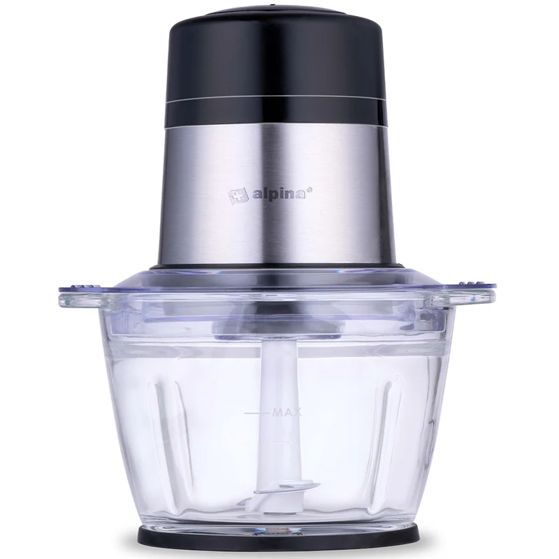 Tritatutto con Ciotola da 0,5 Litri 300Watt 2 Velocità Lame Acciaio Inossidabile