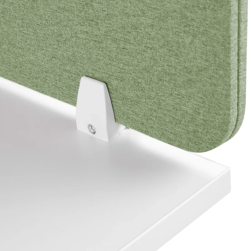 Pannello Divisorio Fonoassorbente per scrivania in PET verde 72 x 40 cm tavolo ufficio