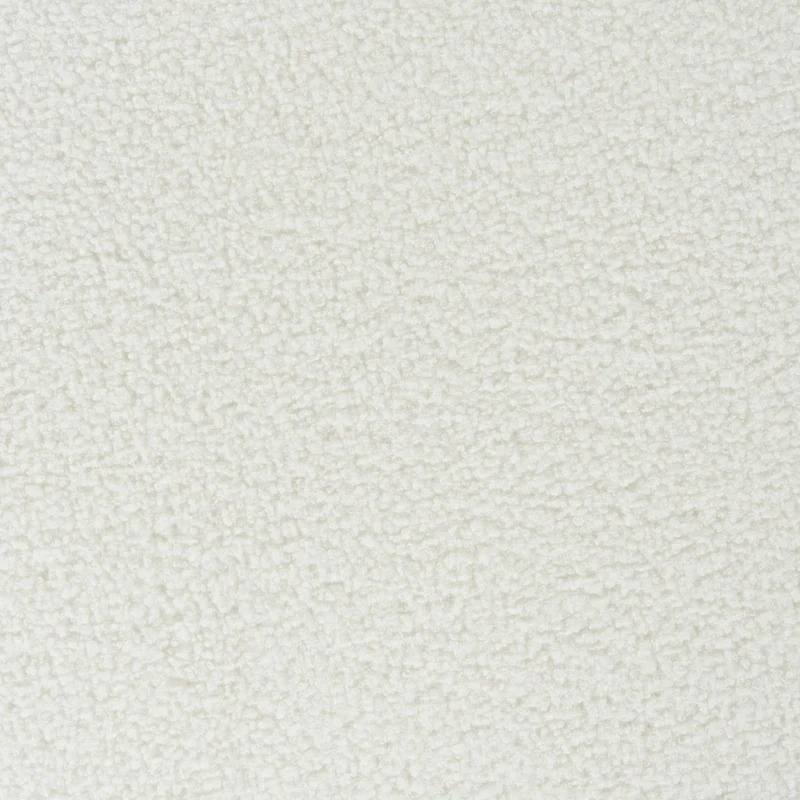 Pouf bianco imbottito, elemento modulare per divano, pouf rettangolare, salotto moderno