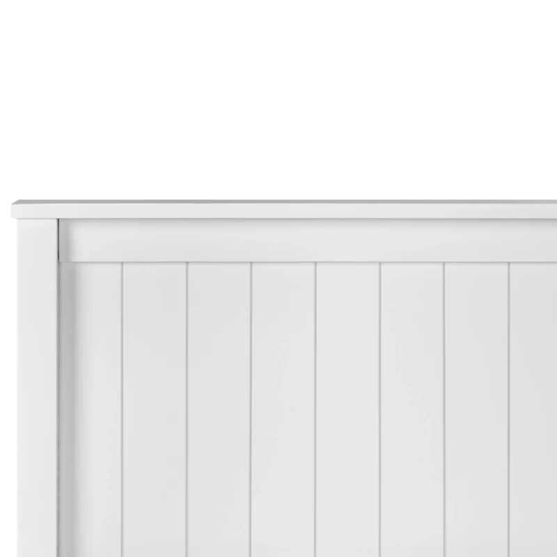 Letto con contenitore in legno di pino bianco 160 x 200 cm con telaio sollevabile