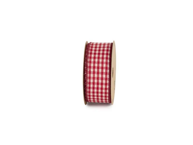 Nastro Steven 4cmx20mt bianco/rosso